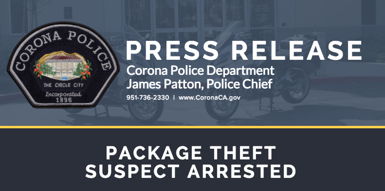 Package Theft Suspect Arrested