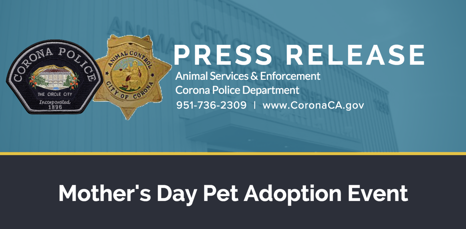 Mother's Day Pet Adoption Event