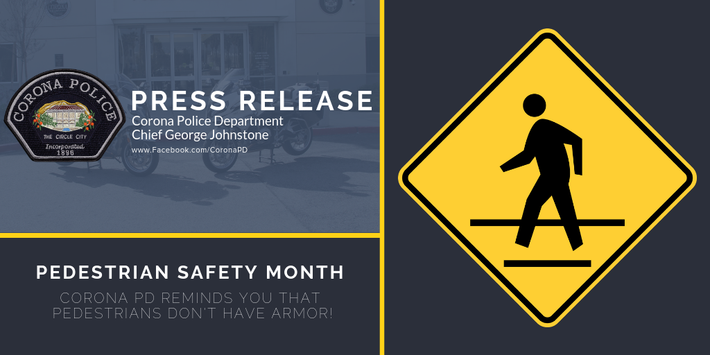 Pedestrian Safety Month