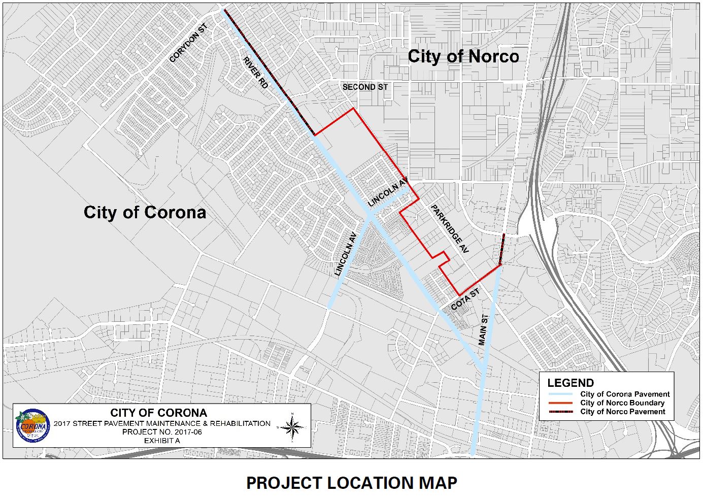 Paving Work on Lincoln Avenue, Main Street, and River Road