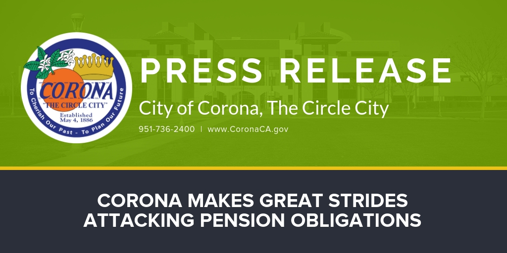 CORONA MAKES GREAT STRIDES ATTACKING PENSION OBLIGATIONS