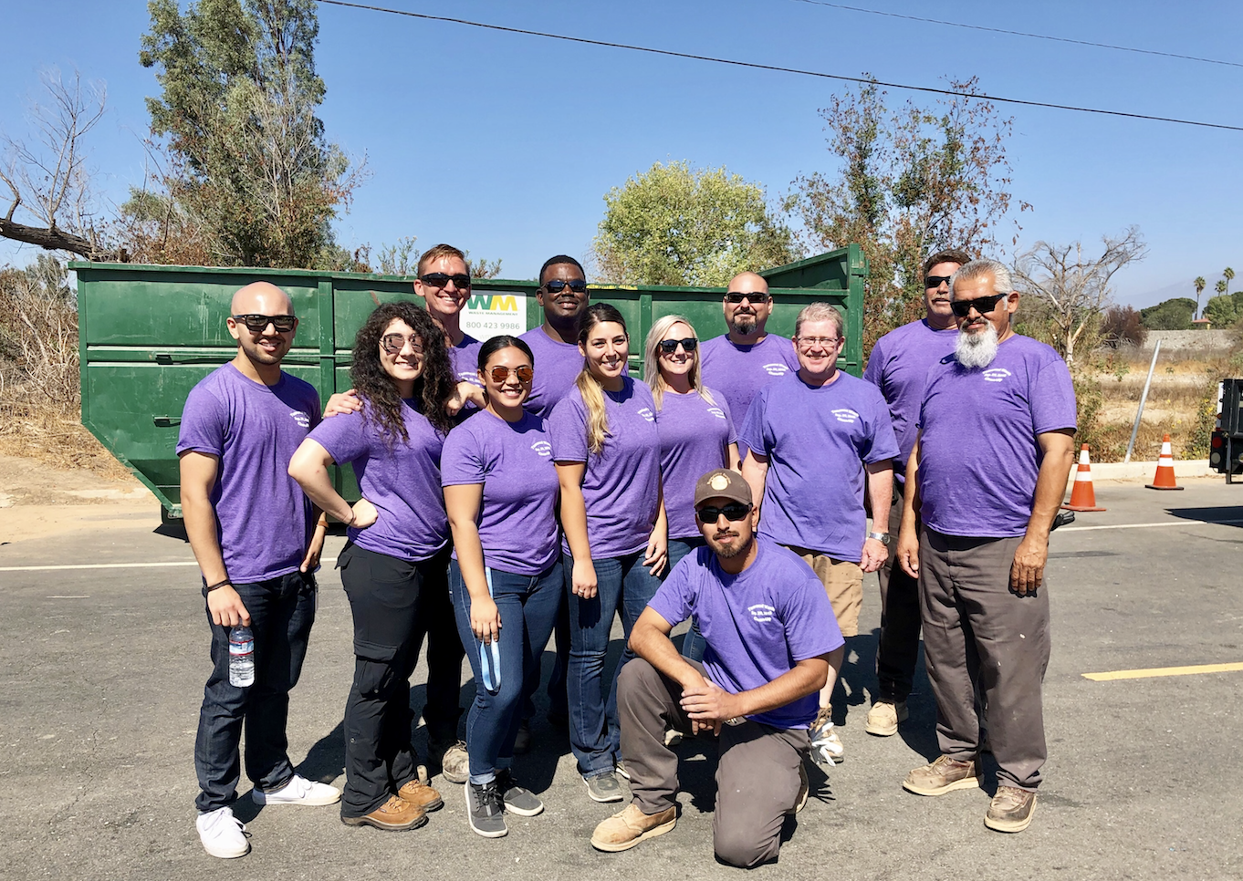 Temescal Wash Cleanup Volunteers 