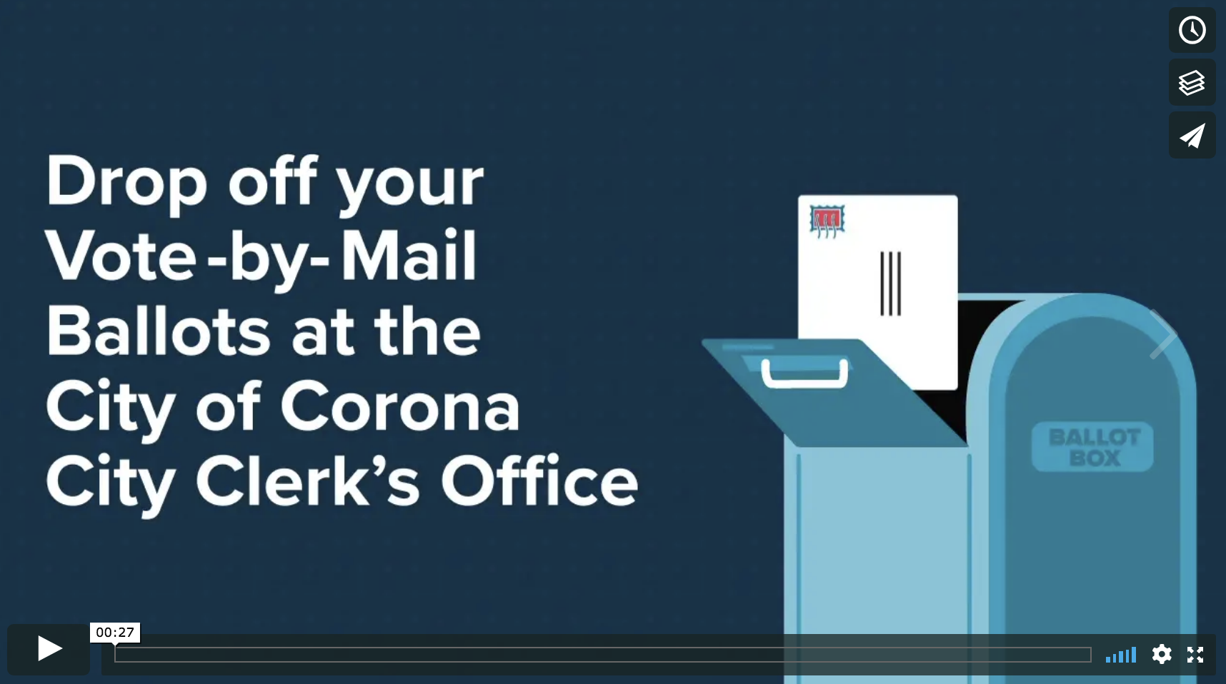 Drop off your Vote-by-Mail Ballots