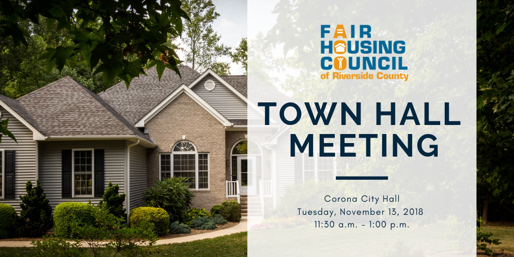 fair housing council town hall