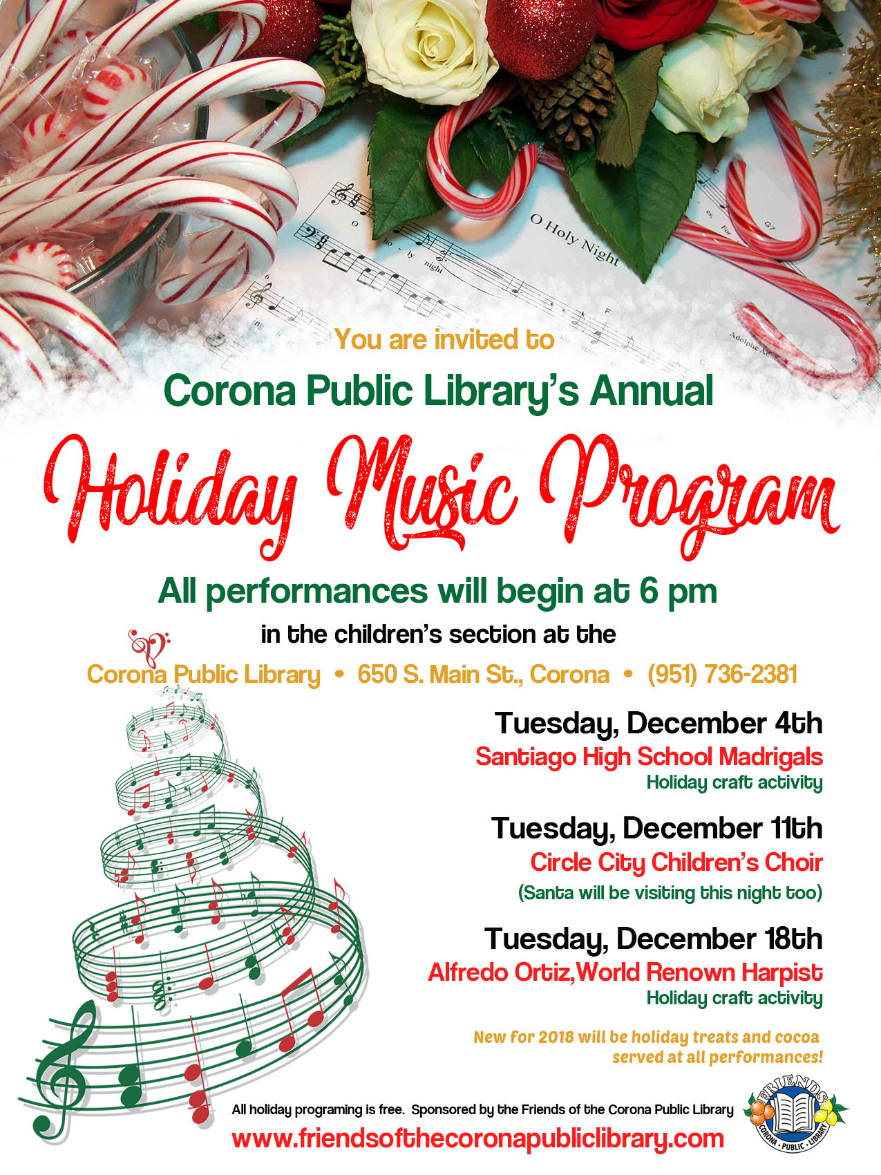 Holiday Music Flyer 2018