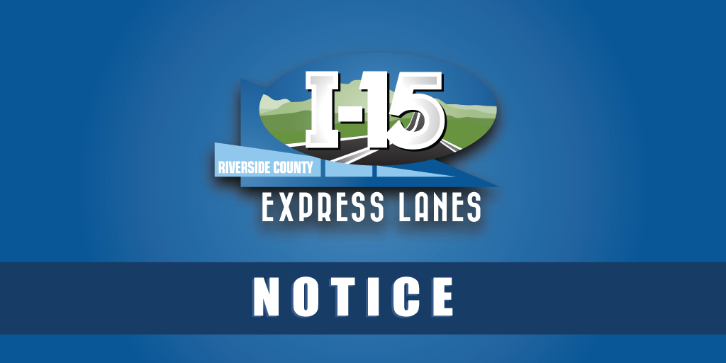 15 Express Lanes Notice