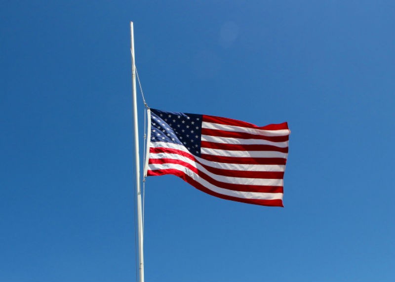 Half Staff Flag