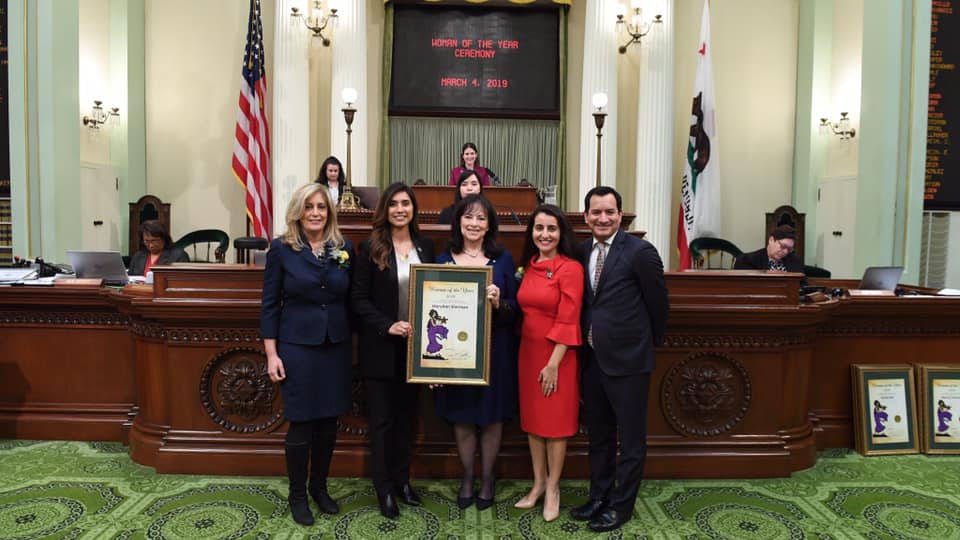 Assemblymember Cervantes Honors MaryAnn Sherman as Woman of the Year