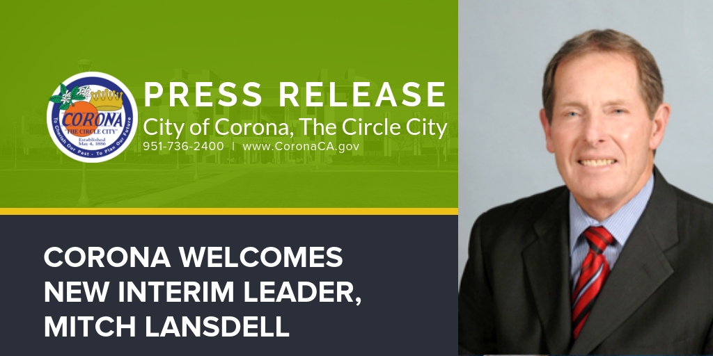 CORONA WELCOMES NEW INTERIM LEADER, MITCH LANSDELL