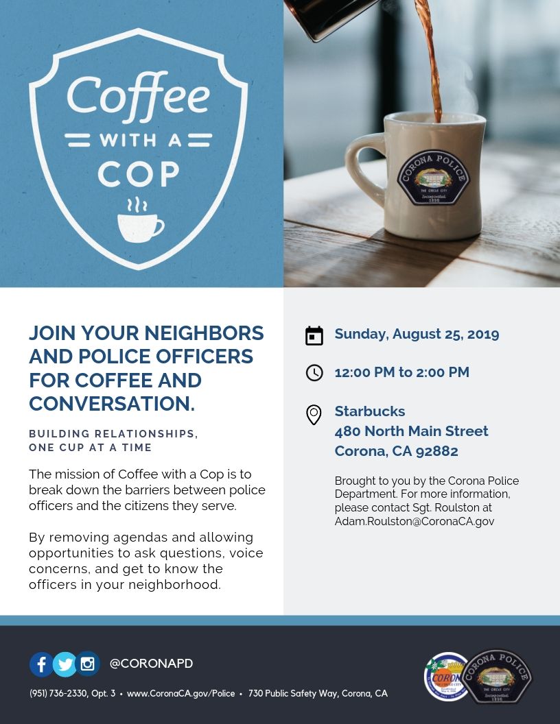 Coffee with a Cop