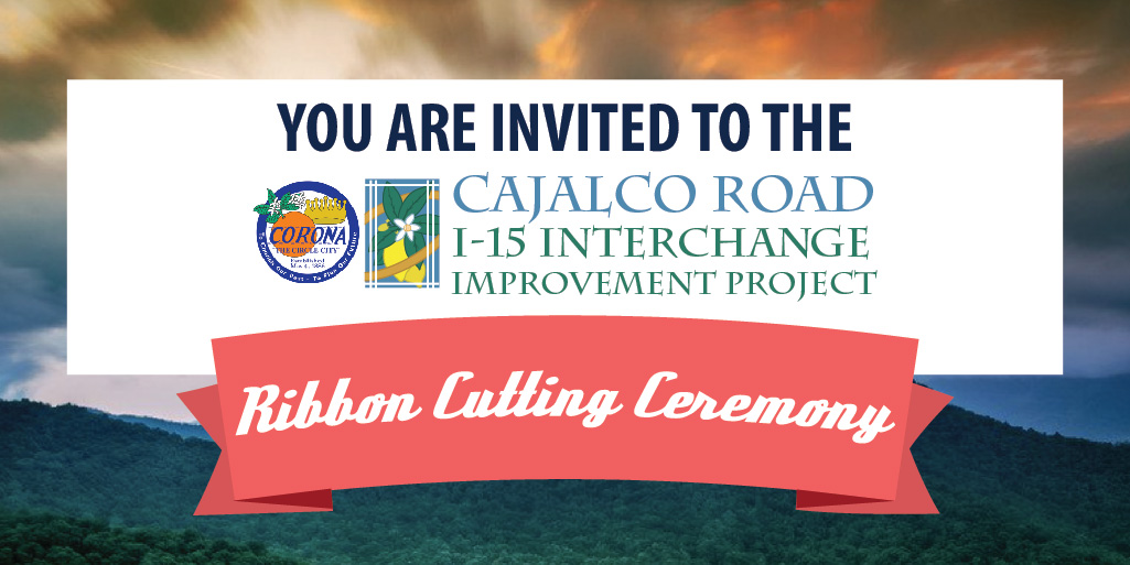 Cajalco Ribbon Cutting