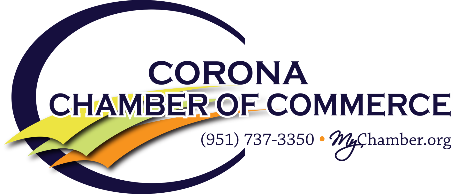 Corona Chamber of Commerce Banner Logo - Regular (Transparent)