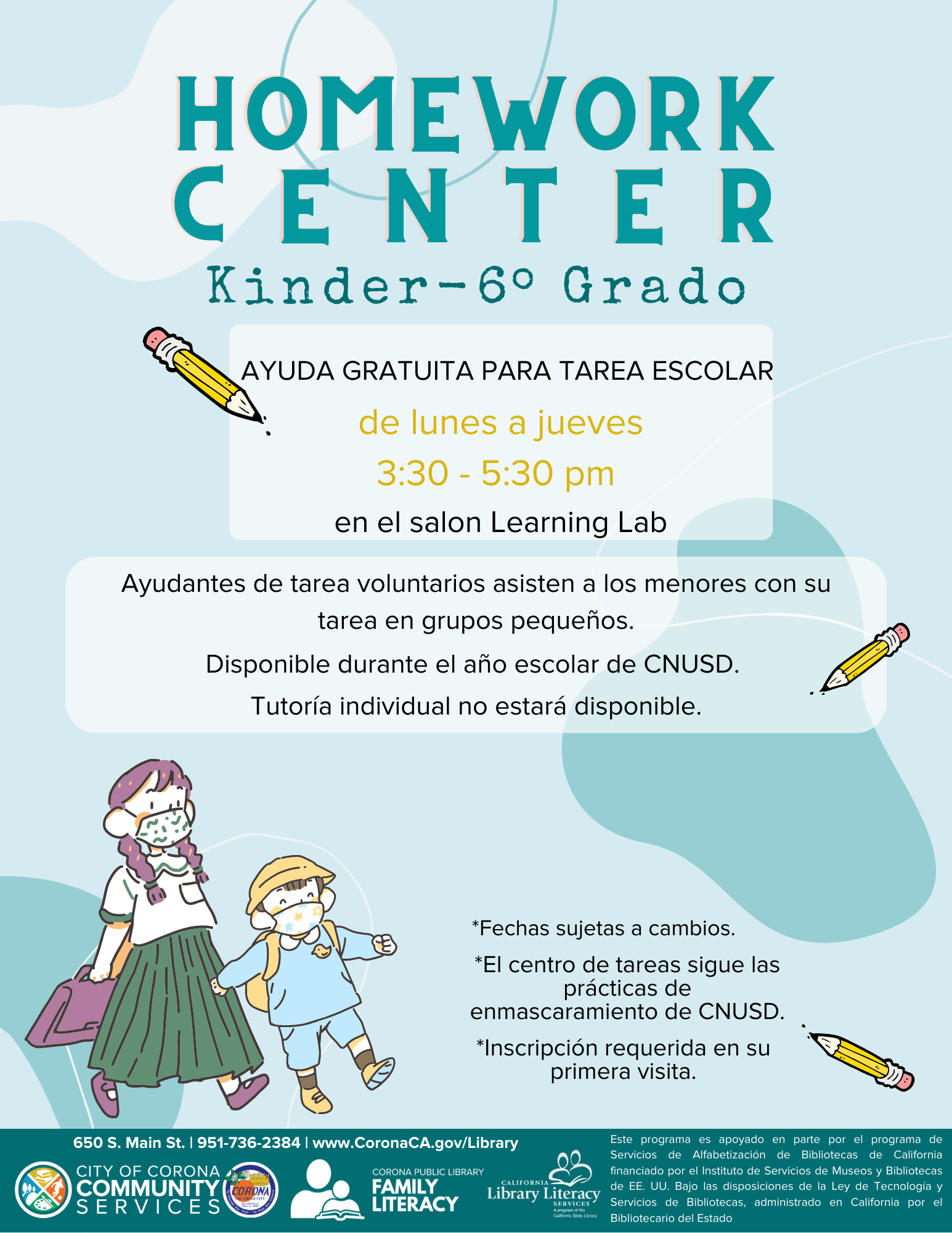 SP - Homework Center Flyer