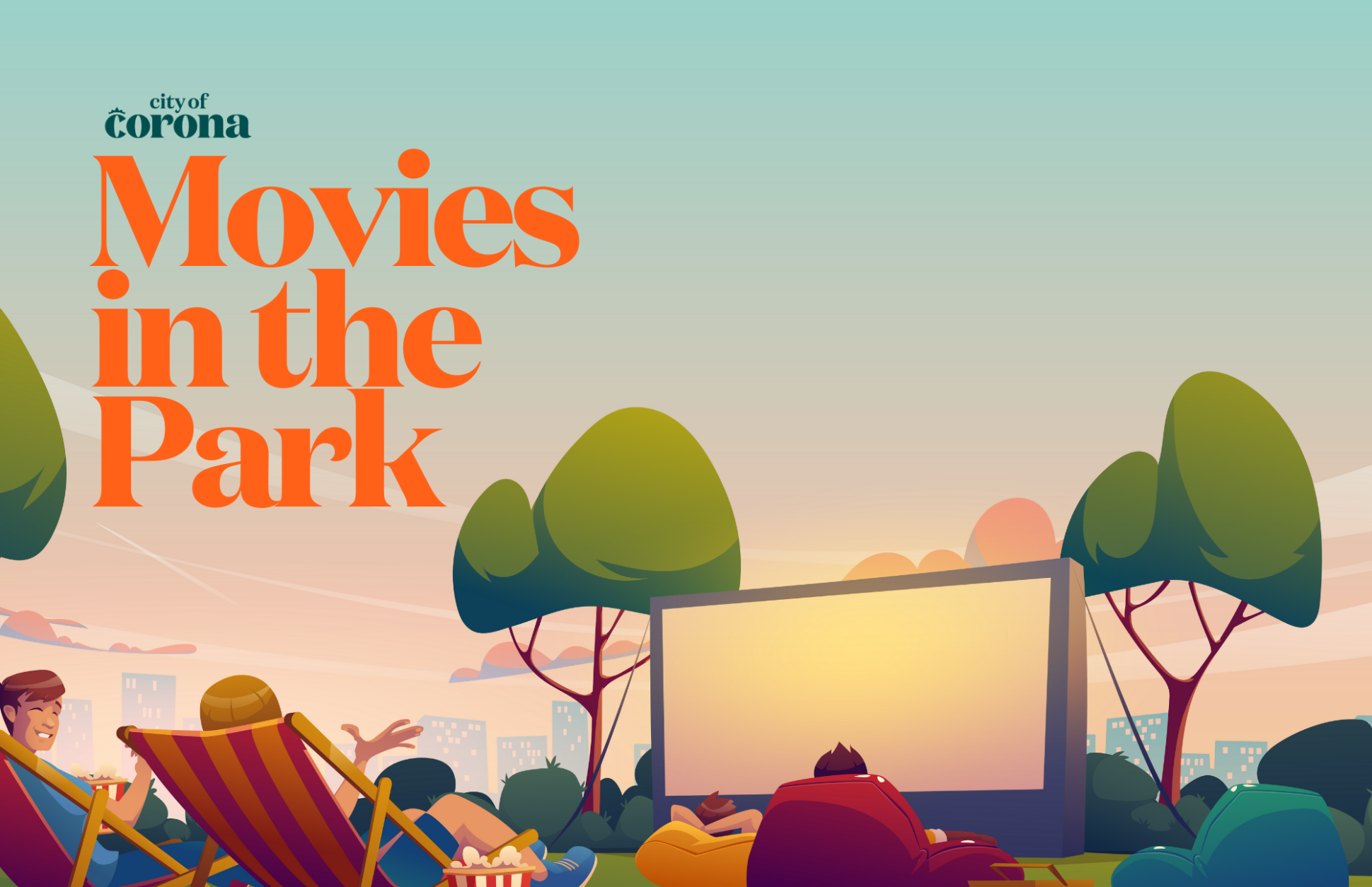 Movies at the Park (17 x 11 in)