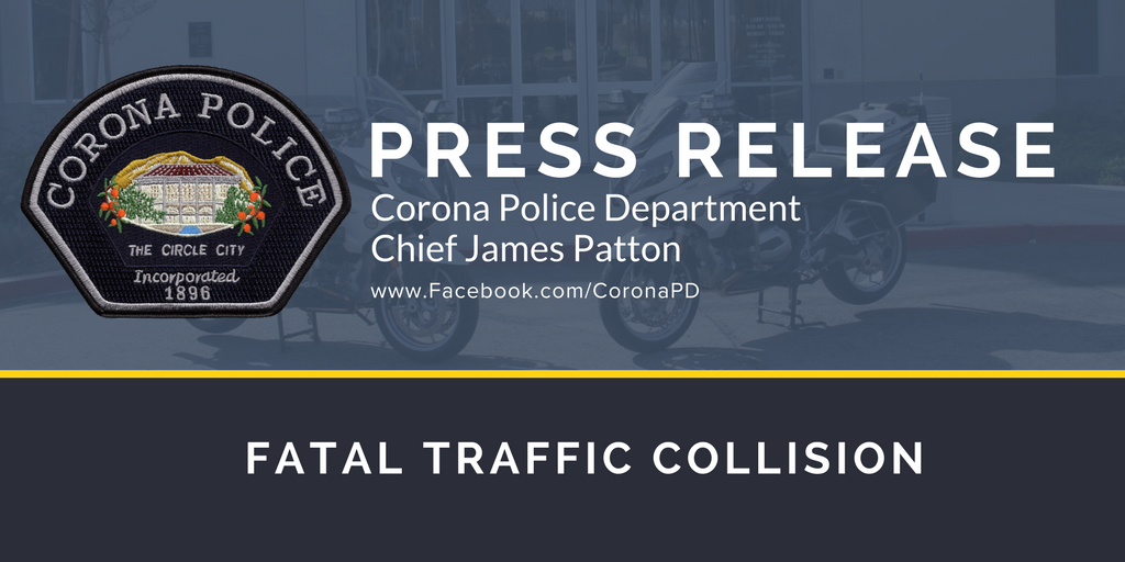 Press Release: Fatal Traffic Collision